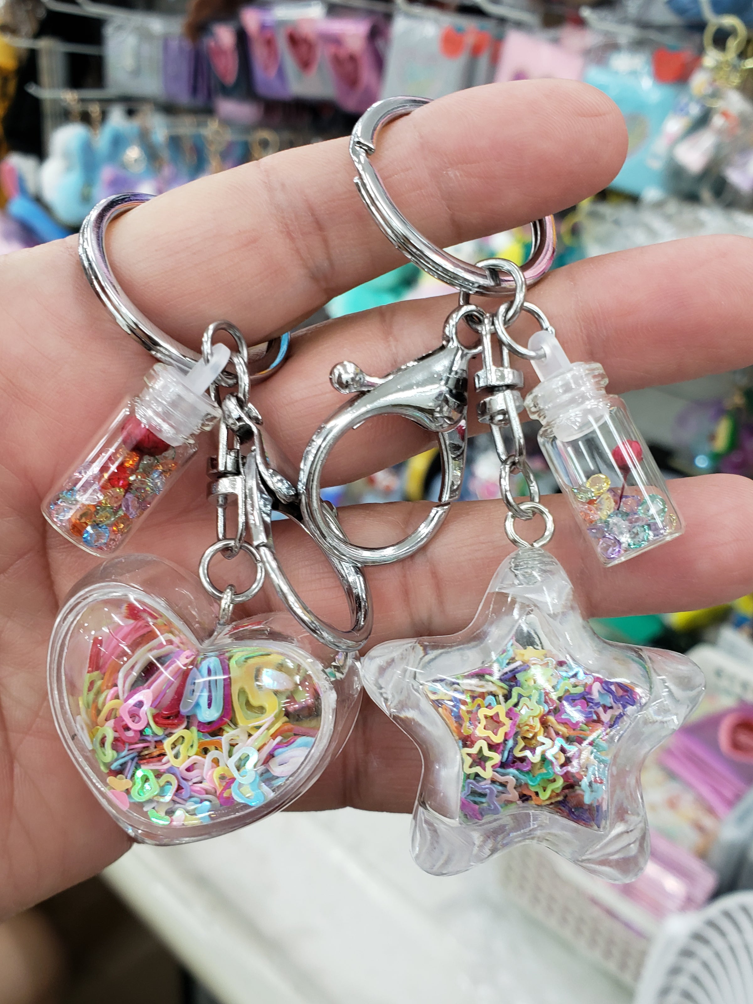 Sequins Keychains/Purse Charms